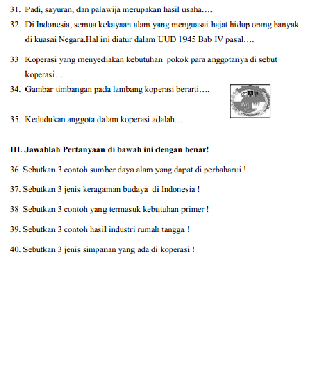 Soal Ukk Kelas 4 Bahasa Indonesia - Soal Ukk Bahasa Indonesia Kelas 4